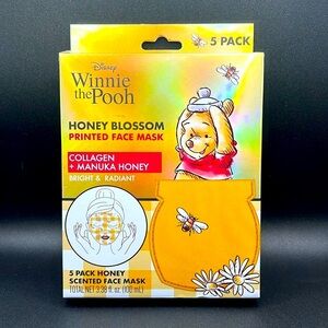 Disney Winnie the Pooh 5 Piece Honey Blossom Collagen Face Masks